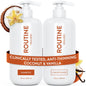 Routine Wellness Anti-Thinning Shampoo and Conditioner Set for Thinning Hair - Biotin DHT Blocker Women & Men - Color Safe Shampoo for Hair Loss & Healthier Hair - Rose Hips (Pack of 2)