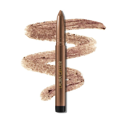 LAURA GELLER NEW YORK Kajal Longwear Kohl Eyeliner Pencil with Caffeine, Smooth & Blendable Makeup, Deep Black
