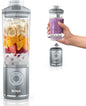 Ninja Blast Max, Portable Blender + Twist & Go, Personal Smoothie, Blend, Ice Crush, 3 Programs, Cordless, 22 oz removable Vessel, Dishwasher Safe, Leakproof, Silver, BC251SL
