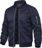 7DAY'S Men's Bomber Jackets Thermal Quilted Jacket Water Resistant Warm Winter Coats