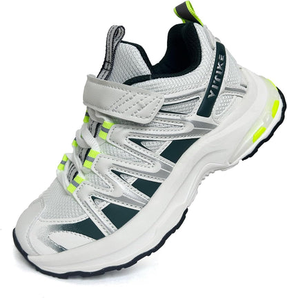 JMFCHI Kids Sneakers Boys Girls Tennis Running Shoes Outdoor Hiking Sneaker for Boys Athletic Breathable