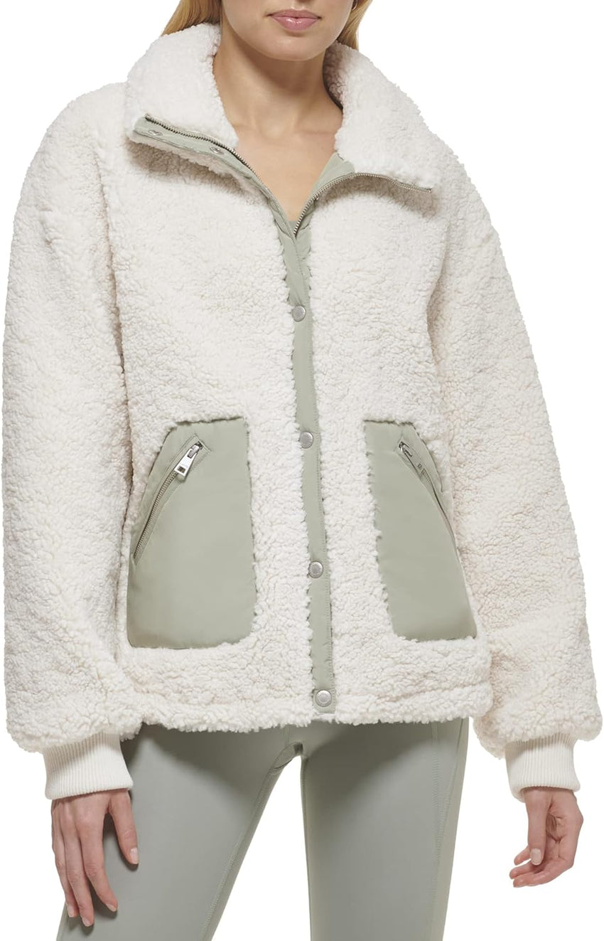 Levi's Women's Sherpa Teddy Jacket (Standard & Plus Sizes)