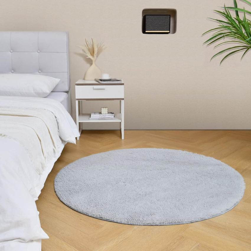 duduta Navy Blue Fluffy Plush Runner Rugs 2x6 ft Tie Dye Rectangle Shag Rug for Bedroom Dorm Living Room Kids Room, Machine Washable Anti-Slip