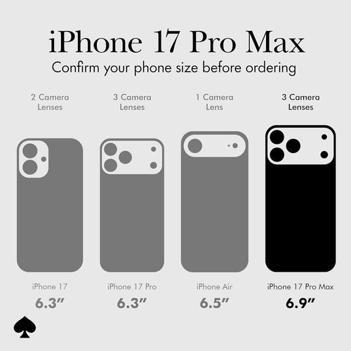 kate spade new york iPhone 17 Pro Max Case - Compatible with MagSafe - Designer Phone Case - Tortoise