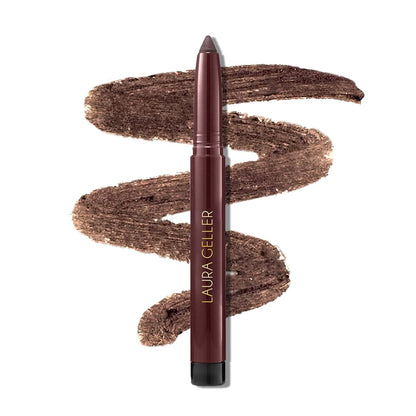 LAURA GELLER NEW YORK Kajal Longwear Kohl Eyeliner Pencil - Soft Black Kohl - Caffeine and Vitamin E - Smooth & Blendable Liner - Built-In Sharpener