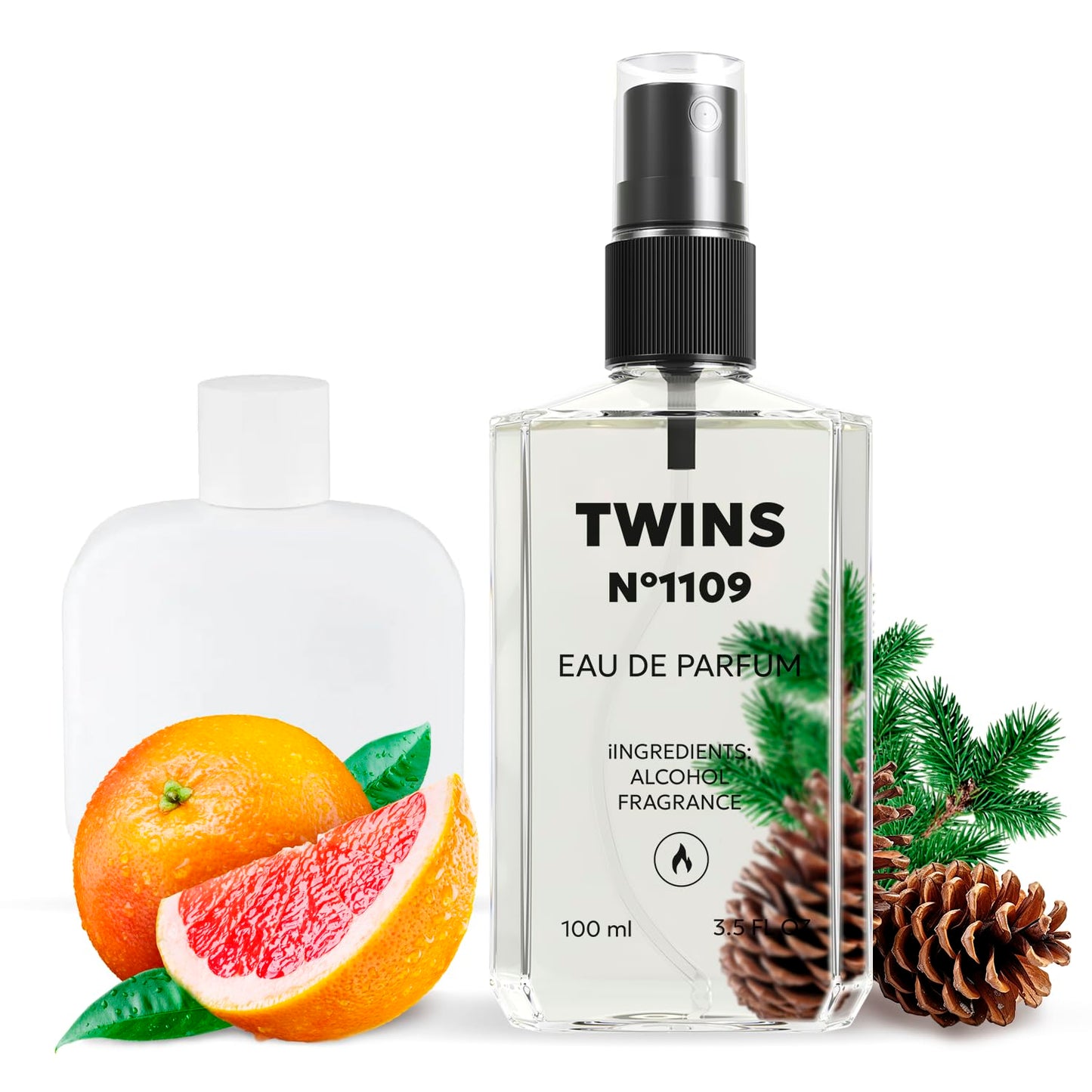 TWINS Impression of Le Beau | Perfume for Men Eau de Parfum | No.7720 | 3.4 Fl Oz / 100 ml