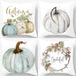 PSDWETS Christmas Pillow Covers 18x18 Set of 4 Christmas Decorations Snowman Deer Tree Winter Holiday Decor Throw Cushion Case for Home Couch
