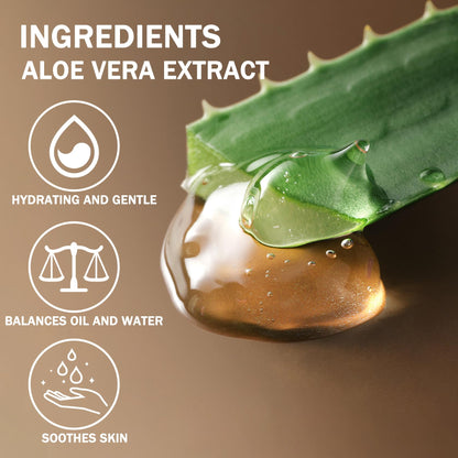 LZYLLS Aloe Vera Gel for Face and Body,Hydrating Organic Aloe Vera Gel,Cooling Body Cream for After Sun Skincare,Non-Sticky Face Moisturizer, 9.15 Fl Oz