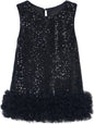 Tutu.kk Toddler Girls Sequin Dress A-Line Sparkly Sleeveless Wedding Gown Party Dresses for Girls