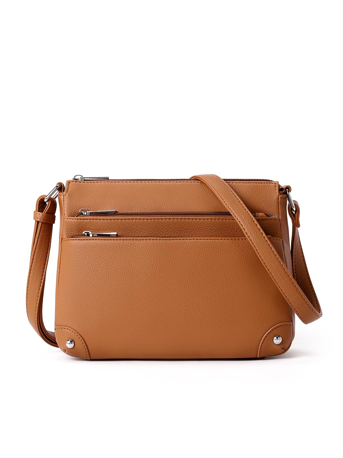 WESTBRONCO Crossbody Bags for Women, Medium Size Shoulder Handbags, Satchel Purse with Multi Zipper Pocket