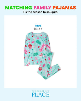 The Children's Place Baby Christmas and Holiday Kids 2 Piece Pajama Sets, Velour