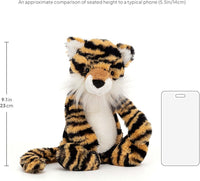 Jellycat Bashful Tiger Stuffed Animal, Medium 12 inches - Big Cat Plush Toy - Classic Children's Gift