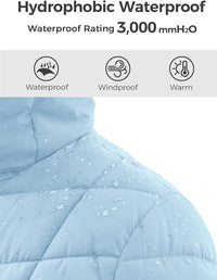 wantdo Women's Puffer Jacket Warm Padded Winter Coat Long Quilted Jacket (Available in Plus Size)