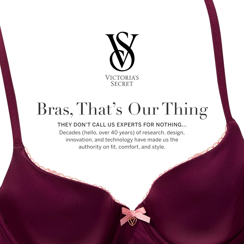 Victoria's Secret Women's Body by Victoria Full Coverage Lightly Lined T-Shirt Bra, Bras for Women (32B-40DDD)