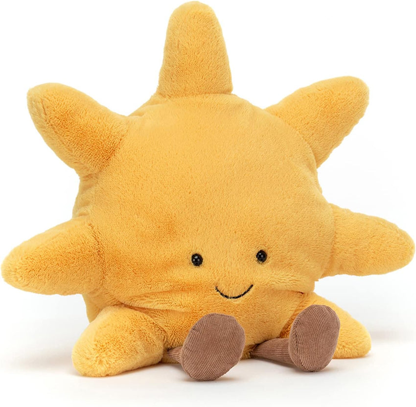 Jellycat Amuseables Sun Stuffed Toy, Medium 12 inches - Sun Plush - Fun Gift Idea