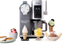 Ninja Swirl by CREAMi Ice Cream and Soft Serve Maker, Sorbet, Milkshake, Frozen Yogurt, Low Calories Program & More, 13-in-1, Soft Serve Handle, (2) CREAMi Swirl 16oz Pints, For Kids & ALL ages, NC701