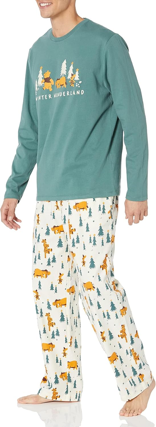 Amazon Essentials Disney | Marvel | Star Wars Men's Flannel Pajama Sleep Sets