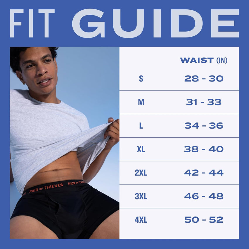 Pair of Thieves Men’s Trunks Underwear (4 Pack) - Everyday Kit Cotton Trunks For Men