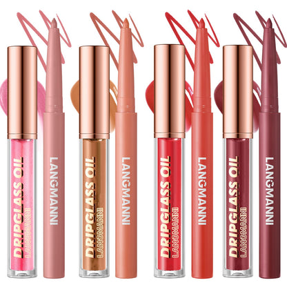 lipliner+lip oil C8 Count (Pack of 1)