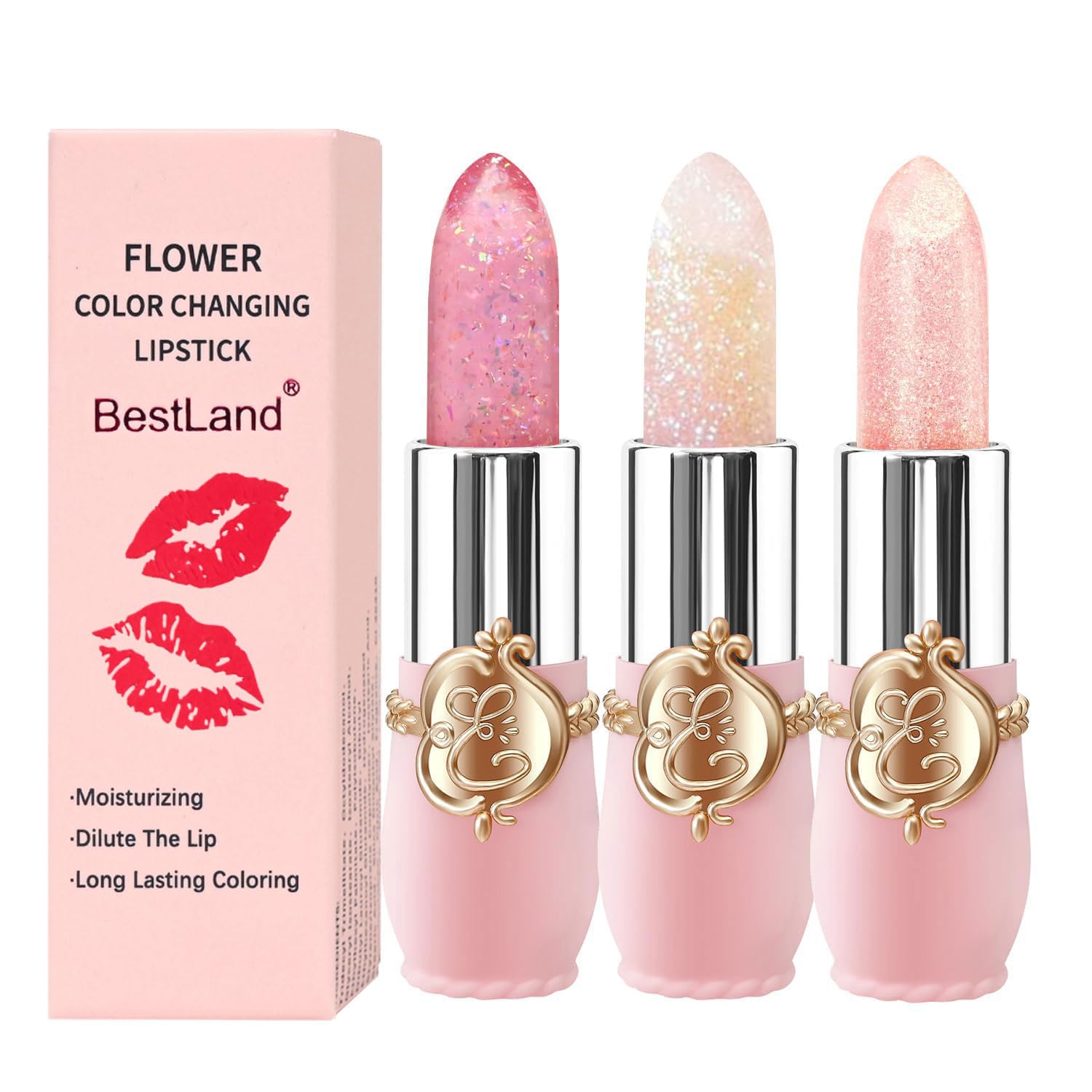3 Count (Pack of 1)Flower Jelly Lipstick 070809