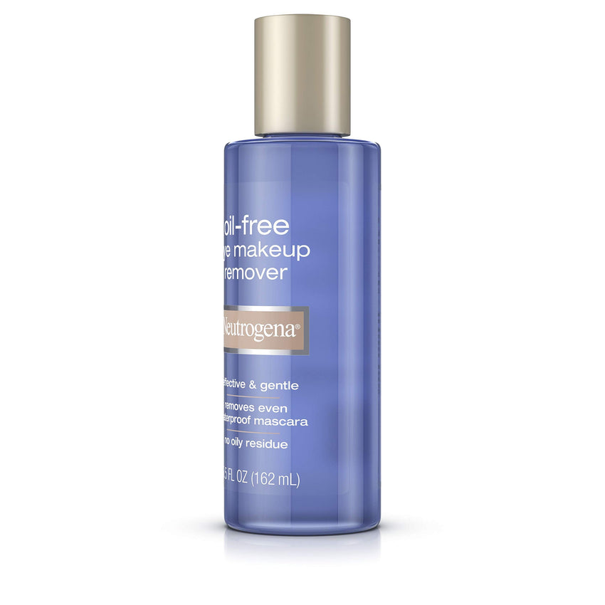 Neutrogena Gentle Oil-Free Eye Makeup Remover & Cleanser for Sensitive Eyes, Non-Greasy Makeup Remover, Waterproof Mascara Remover, Dermatologist & Ophthalmologist Tested, 8 fl. oz