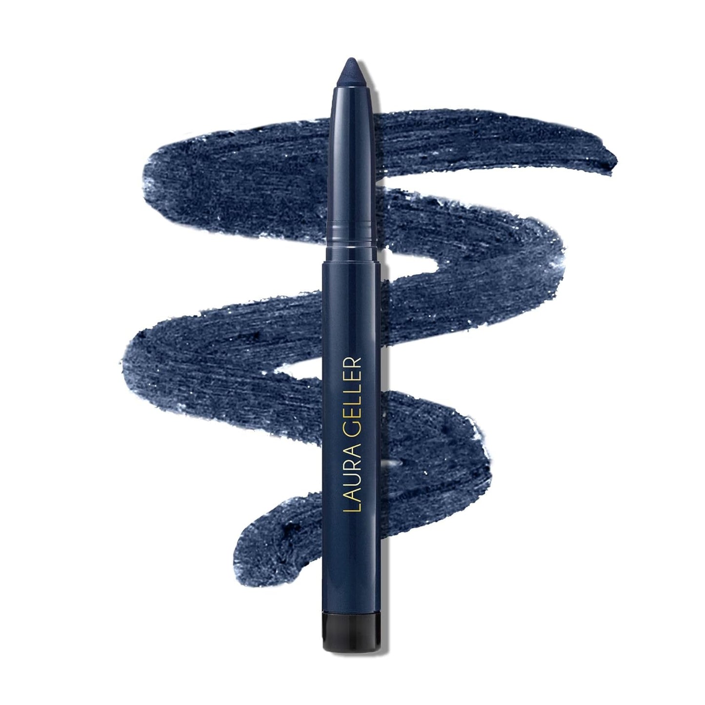 LAURA GELLER NEW YORK Kajal Longwear Kohl Eyeliner Pencil with Caffeine, Smooth & Blendable Makeup, Deep Black