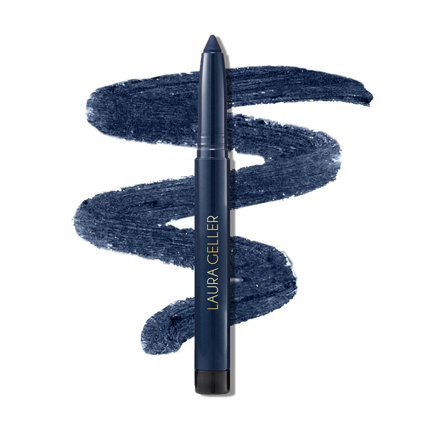 LAURA GELLER NEW YORK Kajal Longwear Kohl Eyeliner Pencil - Soft Black Kohl - Caffeine and Vitamin E - Smooth & Blendable Liner - Built-In Sharpener