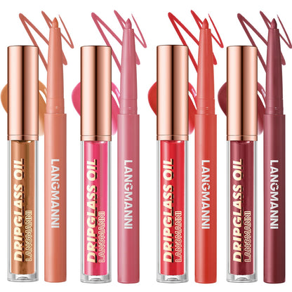 lipliner+lip oil D8 Count (Pack of 1)