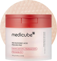 medicube Toner Pads Zero Pore Pad 2.0 | Dual-Textured Facial Pad for Exfoliation and Pore Care with 4.5% AHA Lactic Acid, 0.45% BHA Salicylic Acid | Ideal for All, Korean Skin Care, 70 Pads (1 Pack)