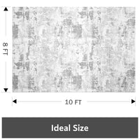 8 x 10 Area Rugs for Living Room - Non Slip Area Rug Machine Washable Rug Carpet Ultra Soft Shaggy Fluffy Rug Abstract Modern Rug for Bedroom Playroom Dining Room Office Under Bed Table - 7DAY'S
