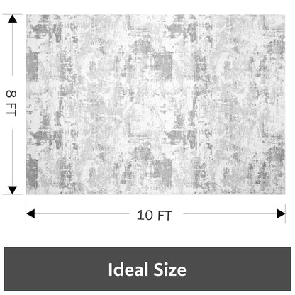 8 x 10 Area Rugs for Living Room - Non Slip Area Rug Machine Washable Rug Carpet Ultra Soft Shaggy Fluffy Rug Abstract Modern Rug for Bedroom Playroom Dining Room Office Under Bed Table - 7DAY'S