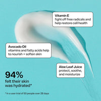 Bubble Skincare Slam Dunk Hydrating Face Moisturizer - Lightweight Face Lotion With Vitamin E + Aloe Vera - Daily Facial Moisturizer for Normal + Dry Skin - Skin Care with Blue Light Protection (50ml)