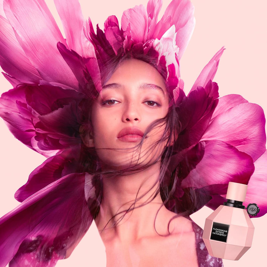 Viktor&Rolf - Flowerbomb Extreme - Eau de Parfum Intense Womens Perfume - Intense & Floral - With Raspberry, Jasmine, Rose, Orange Blossom & Vanilla Bean