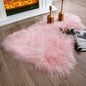 Ashler faux fur rug, Fluffy Shaggy Area Rug Ultra Soft 2 x 3 Feet Sheepskin Fur Rug, Navy Blue Fuzzy Rug Machine Washable Shag Rug, Nursery Decor Throw Rugs for Bedroom, kids room, Living Room