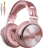 OneOdio Wired Over Ear Headphones Hi-Res Studio Monitor & Mixing DJ Stereo Headsets with 50mm Drivers and 1/4 to 3.5mm Jack for AMP Computer Recording Podcast Keyboard Guitar Laptop - Black