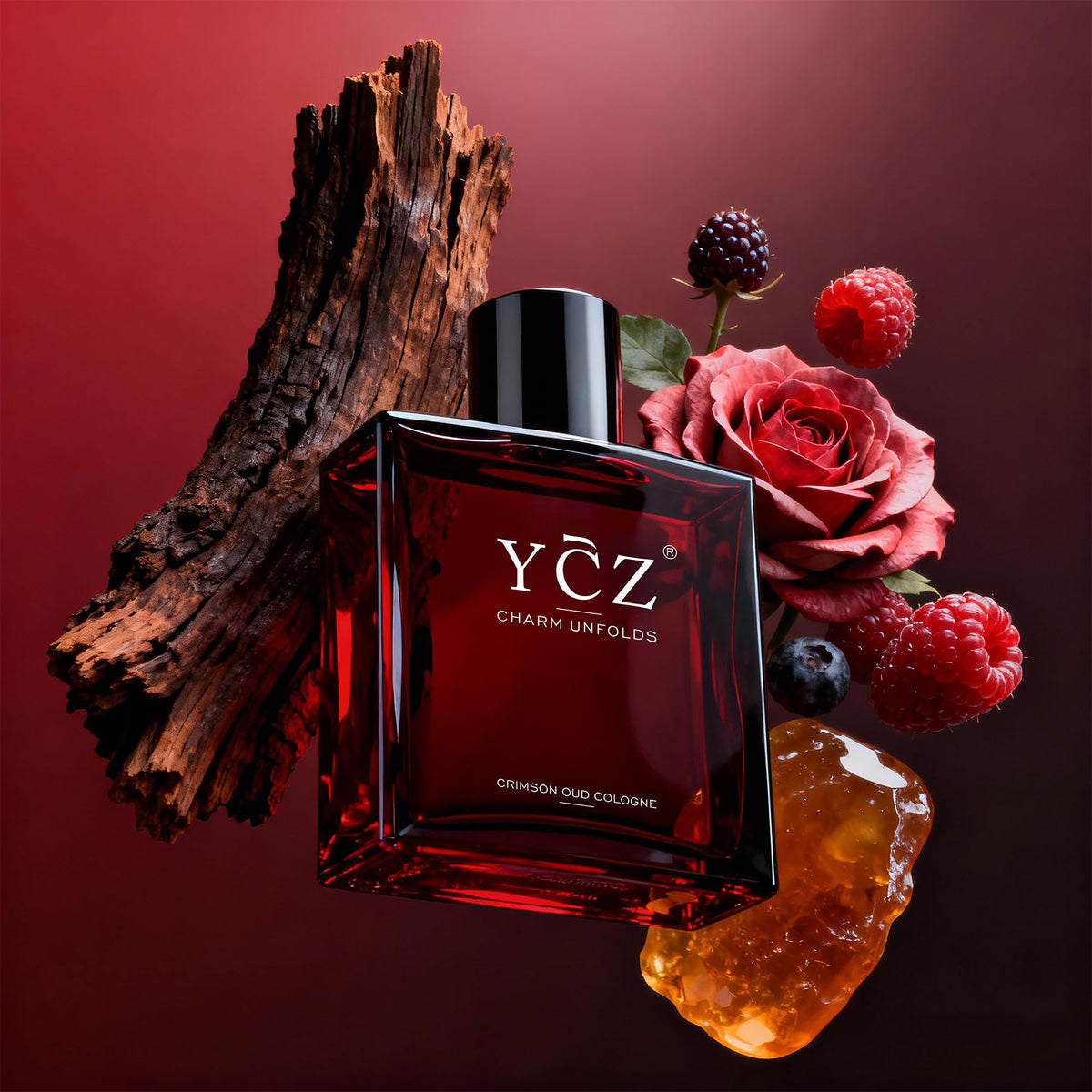 Ycz Midnight Marine Eau de Parfum for Men, 1.7 Fl Oz (50 mL), Long-Lasting Cologne, Fresh Marine & Woody Fragrance with Grapefruit, Ginger and Cedar Notes for Daily Wear, Date Night and Gifts