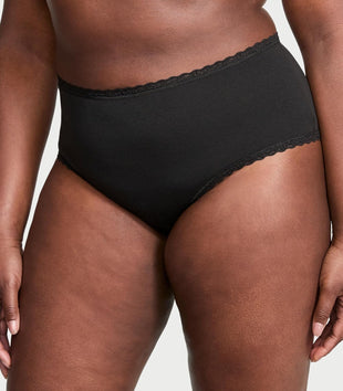 Victoria's Secret Women's Lace & Cotton Cheeky Underwear, Minimal Coverage Panties for Women, Multi Pack (XS-XXL)