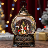 Christmas Snow Globes, Adoration of The Magi Nativity Manger Scene, Silent Night Music Water Lantern, Holiday Decorations Gifts for Family, Children or Friends