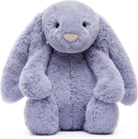 Jellycat Bashful Viola Bunny Stuffed Animal, Medium 12 inches - Rabbit & Bunny Plush Toy - Classic Children's Gift