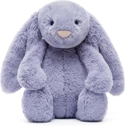 Jellycat Bashful Viola Bunny Stuffed Animal, Medium 12 inches - Rabbit & Bunny Plush Toy - Classic Children's Gift