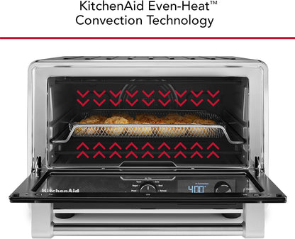 KitchenAid Digital Air Fry Countertop Oven, KCO124BM, Black Matte