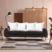 Utopia Bedding Throw Pillows (Set of 4, White), 18 x 18 Inches Pillows for Sofa, Bed and Couch Decorative Stuffer Pillow