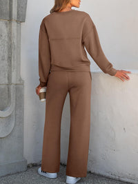 ANRABESS Women 2 Piece Set Long Sleeve Sweatsuit Sweatpants Tracksuit Sweat Casual Matching 2025 Travel Fall Trendy Outfits