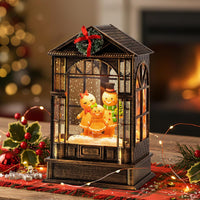 Christmas Snow Globes, Adoration of The Magi Nativity Manger Scene, Silent Night Music Water Lantern, Holiday Decorations Gifts for Family, Children or Friends