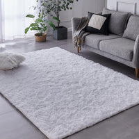 TABAYON Shaggy Navy Blue Rug, 2x3 Area Rugs for Living Room, Anti-Skid Extra Comfy Fluffy Floor Carpet for Indoor Home Decorative