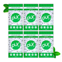 PUR Gum | Aspartame Free Chewing Gum | 100% Xylitol | Natural Spearmint Flavored Gum, 55 Pieces (Pack of 3)