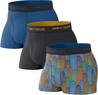 Pair of Thieves SuperFit Men’s Trunks – Breathable Mesh Cooling, Everyday Comfort, Easy-Access Fly