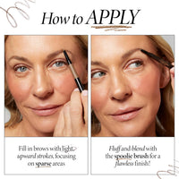 LAURA GELLER NEW YORK INKcredible Waterproof Brow Pencil- Blending Spoolie Brush - Long Lasting Eyebrow Filler (02 Taupe)