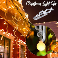 Blulu 150 Pcs Christmas Light Clips Hooks, Outdoor Universal Gutter and Shingle Clip Compatible with C9 C7 C6 for Roof, Roof Ridge Line, Fence, Icicle Lights (Clear)