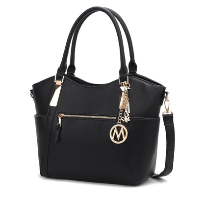 MKF Collection Tote Bag for Women Vegan Leather Shoulder Bag – Top-Handle Purse, Ladies Handbag by Mia K